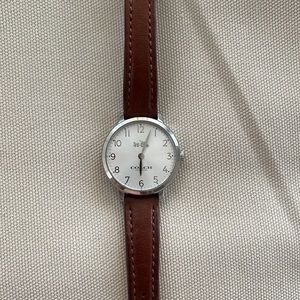 Genuine COACH Women’s Watch with genuine leather band!